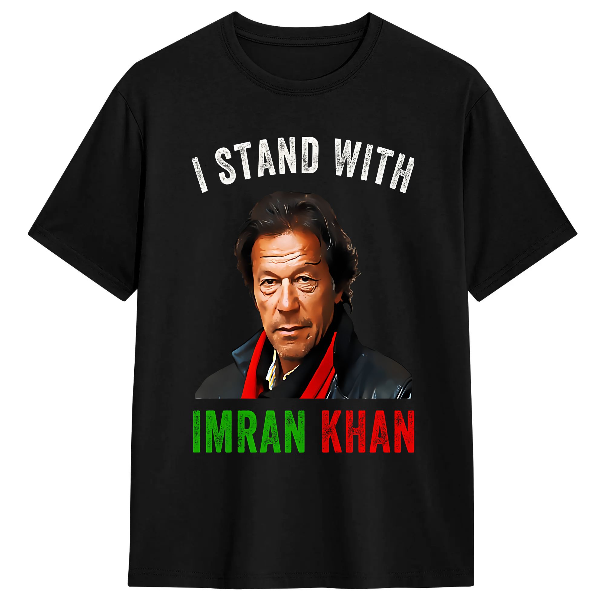 Summer Clothing Pakistan - メンズTシャツ「私はイムラン・カーンを支持します」パキスタンTシャツ、原宿スタイル、夏用Tシャツ、Y2Kレトロ、コットン素材、プラスサイズ6XL。