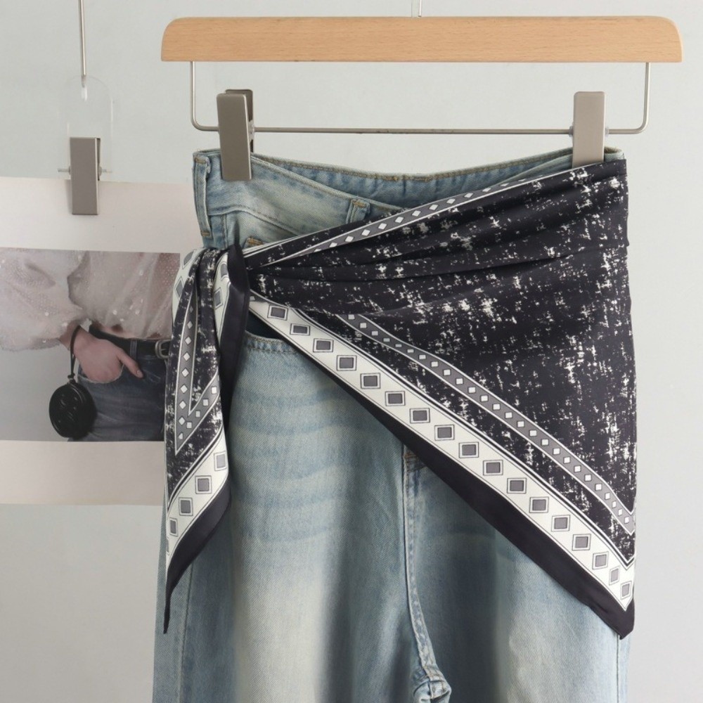 新作サテン製レディーススカーフ、衣類アクセサリー、装飾、タイ - Summer Clothing Wraps のレビューと価格