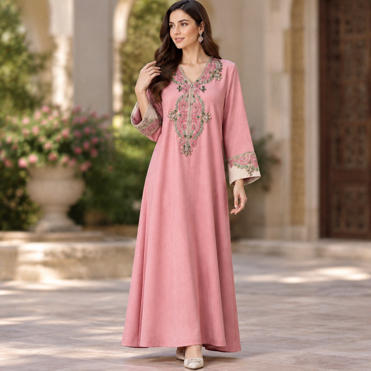 ゆったりとしたシルエットの、リラックス感のあるロングドレス。 - Summer Clothing Pakistan のレビューと価格
