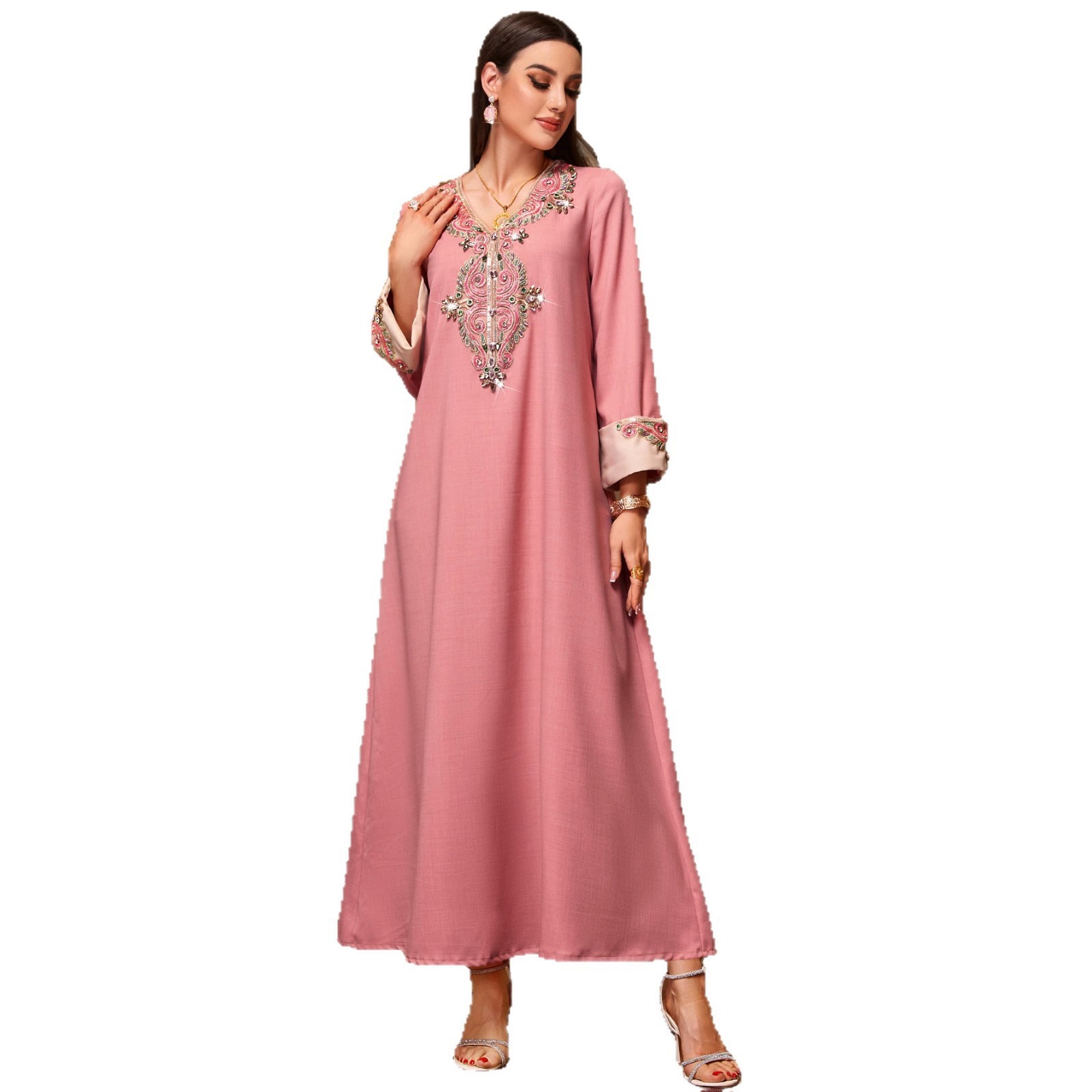ゆったりとしたシルエットの、リラックス感のあるロングドレス。 - Summer Clothing Pakistan のレビューと価格